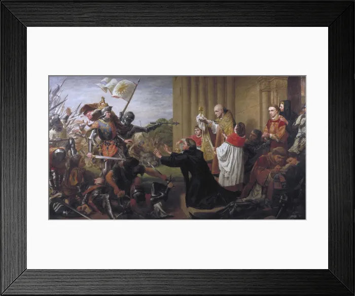 Framed Print : Sanctuary, 1867. Artist: Richard Burchett Framed Print : Sanctuary, 1867. Artist: Richard Burchett