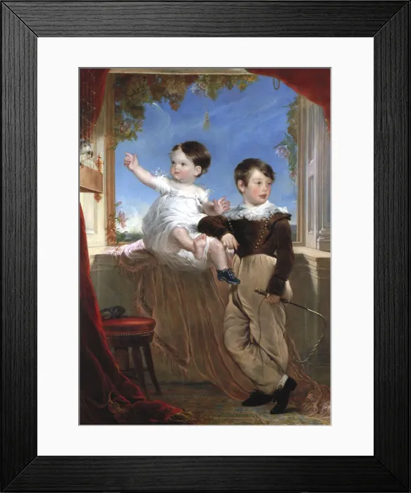 Framed Print : John Strange Williams and Sarah Ann Williams, 1830 Framed Print : John Strange Williams and Sarah Ann Williams, 1830