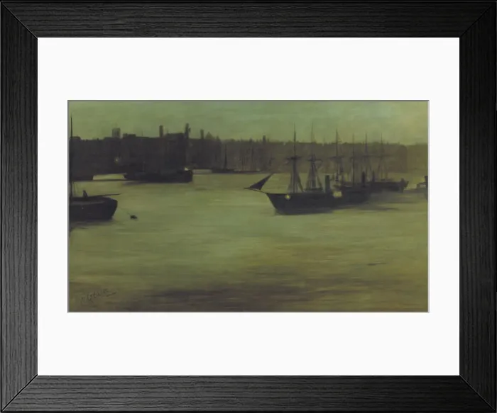 Framed Print : The Pool of London, c1866-1899. Artist: Walter Greaves Framed Print : The Pool of London, c1866-1899. Artist: Walter Greaves
