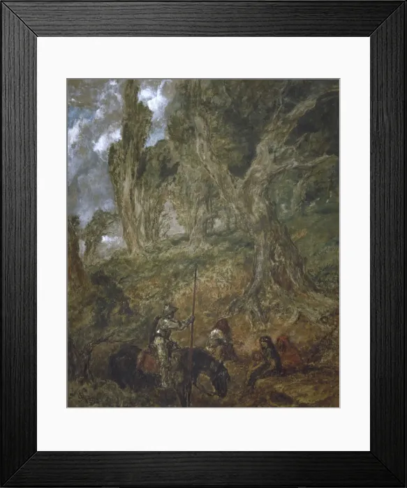 Framed Print : The Lost Route, 1894. Artist: Sir John Gilbert Framed Print : The Lost Route, 1894. Artist: Sir John Gilbert