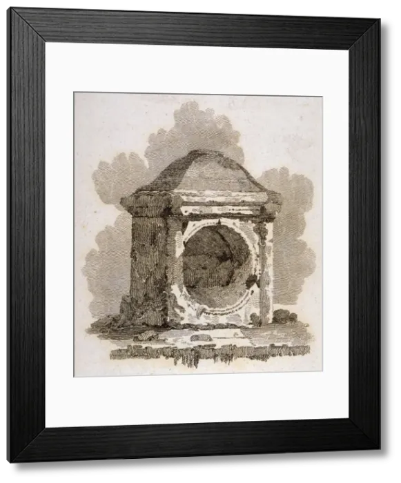 Framed Print : The London Stone, Cannon Street, City of London, 1806. Artist: William Bernard Cooke Framed Print : The London Stone, Cannon Street, City of London, 1806. Artist: William Bernard Cooke