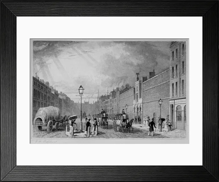 Framed Print : Fleet Prison, City of London, 1829. Artist: J Henshall Framed Print : Fleet Prison, City of London, 1829. Artist: J Henshall