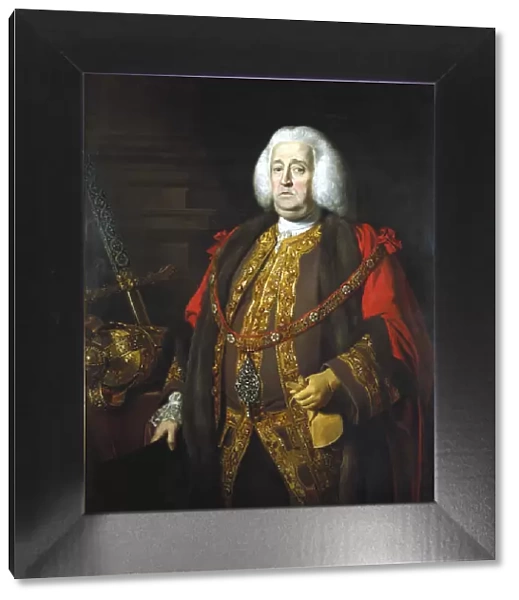 Sir Robert Kite, Lord Mayor 1766, c 1766. Artist: Nathaniel Dance-Holland
