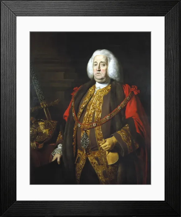 Framed Print : Sir Robert Kite, Lord Mayor 1766, c 1766. Artist: Nathaniel Dance-Holland Framed Print : Sir Robert Kite, Lord Mayor 1766, c 1766. Artist: Nathaniel Dance-Holland