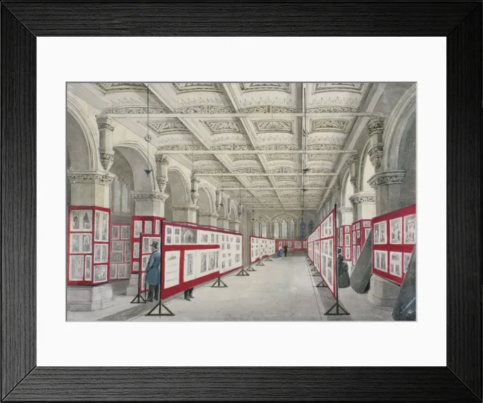 Framed Print : Guildhall Museum, City of London, 1872. Artist:s Maund Framed Print : Guildhall Museum, City of London, 1872. Artist:s Maund