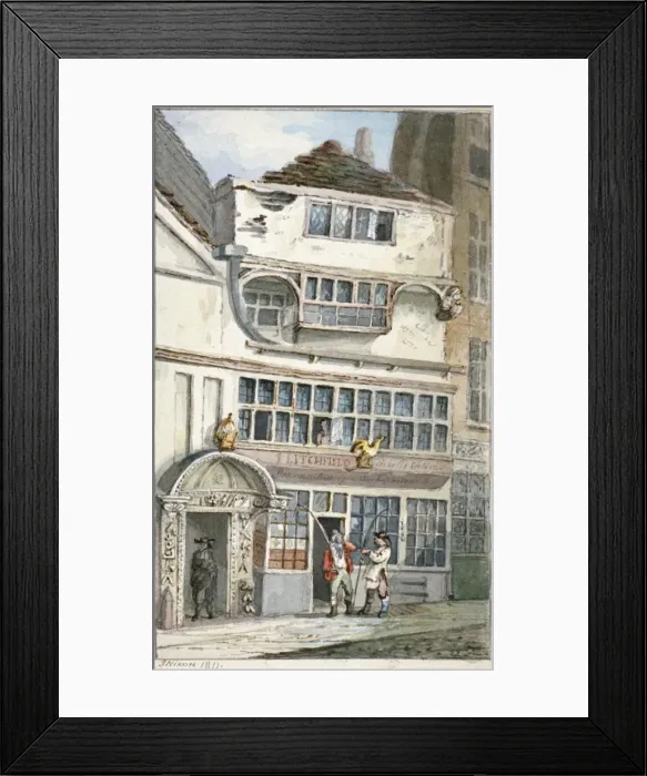 Framed Print : Leadenhall Street, City of London, 1811. Artist: John Nixon Framed Print : Leadenhall Street, City of London, 1811. Artist: John Nixon