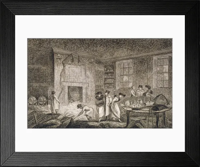 Framed Print : Interior view of the premises of Nathaniel Bentley, Leadenhall Street, City of London, 1804 Framed Print : Interior view of the premises of Nathaniel Bentley, Leadenhall Street, City of London, 1804