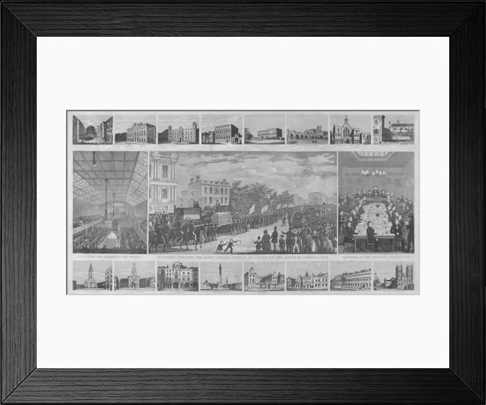 Framed Print : Procession attending the great National Petition of 3, 317, 702 to the House of Commons, 1842 Framed Print : Procession attending the great National Petition of 3, 317, 702 to the House of Commons, 1842
