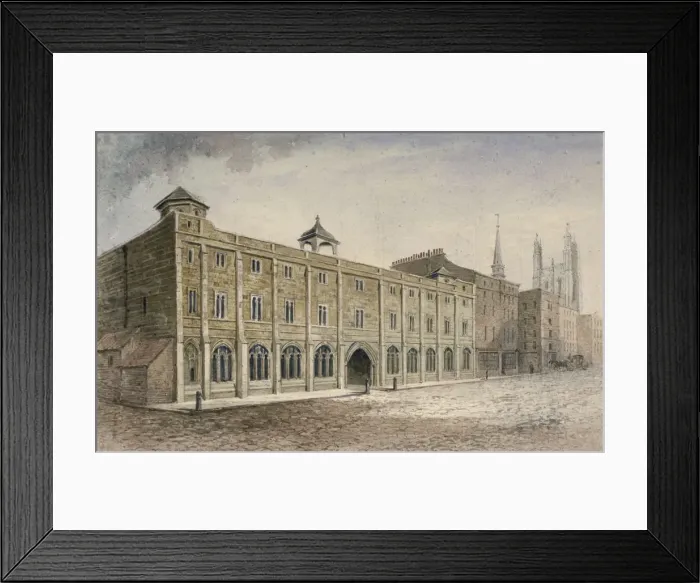 Framed Print : Leadenhall, City of London, 1785. Artist: John Carter