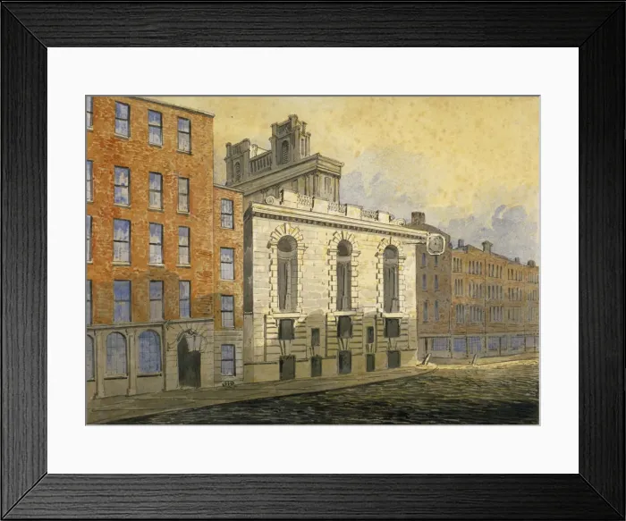 Framed Print : Lombard Street, City of London, 1815. Artist: William Pearson Framed Print : Lombard Street, City of London, 1815. Artist: William Pearson