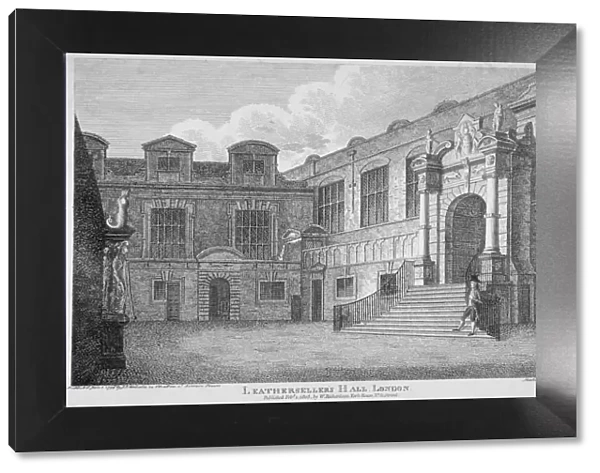 View of the courtyard, Leathersellers Hall, City of London, 1803