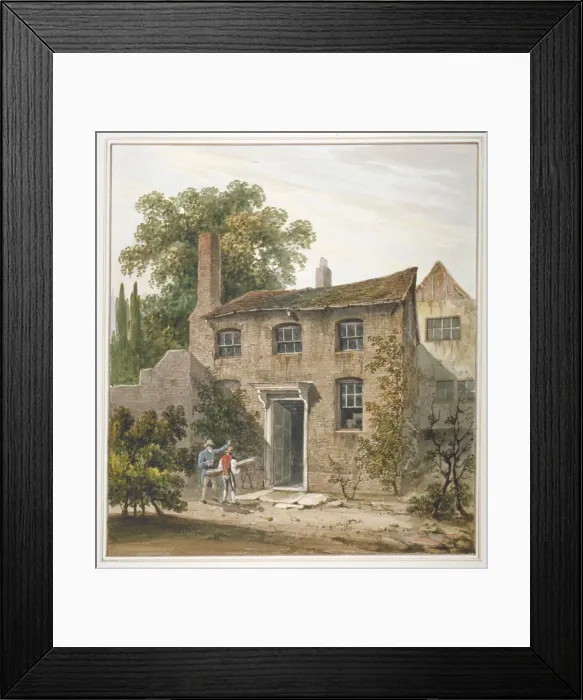 Framed Print : House in Holborn, London, 1815. Artist: George Shepherd Framed Print : House in Holborn, London, 1815. Artist: George Shepherd