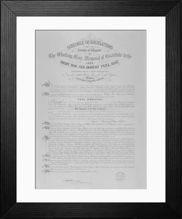 Framed Print : Abolotion of bread tax, 1851. Artist: James Yates Framed Print : Abolotion of bread tax, 1851. Artist: James Yates