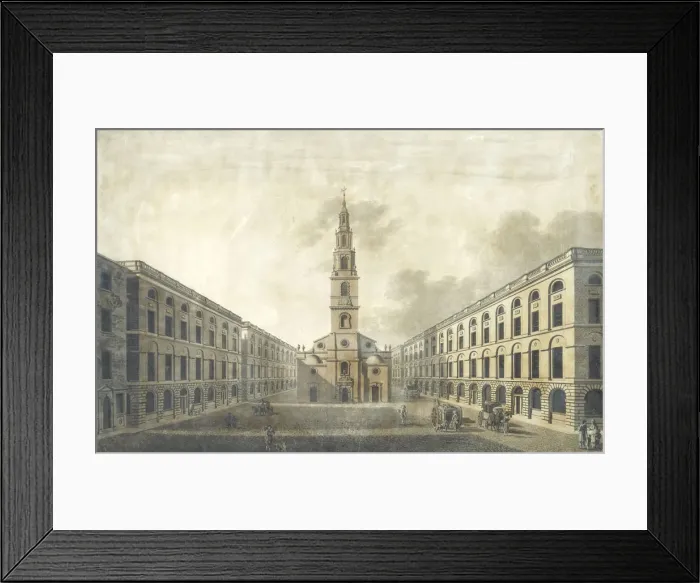 Framed Print : The Strand, City of Westminster, London, 1793. Artist Framed Print : The Strand, City of Westminster, London, 1793. Artist