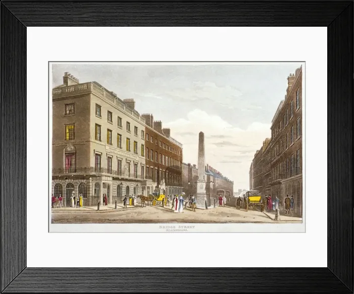 Framed Print : New Bridge Street, City of London, 1812 Framed Print : New Bridge Street, City of London, 1812