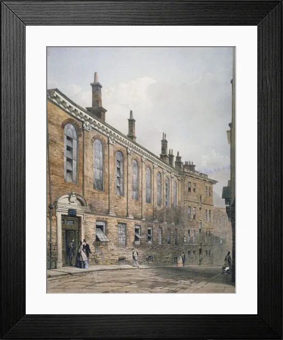 Framed Print : View of the Merchant Taylors School in Suffolk Lane, City of London, 1864 Framed Print : View of the Merchant Taylors School in Suffolk Lane, City of London, 1864
