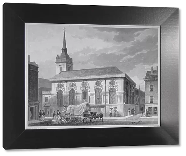 Church of St Michael, Queenhithe, City of London, 1831. Artist: James Tingle