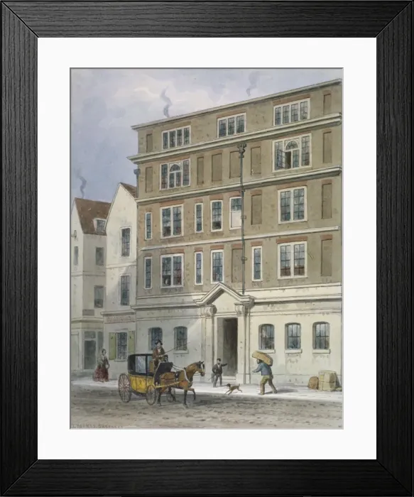 Framed Print : Residence of Titus Oates, Oat Lane, City of London, 1848. Artist: Thomas Hosmer Shepherd Framed Print : Residence of Titus Oates, Oat Lane, City of London, 1848. Artist: Thomas Hosmer Shepherd