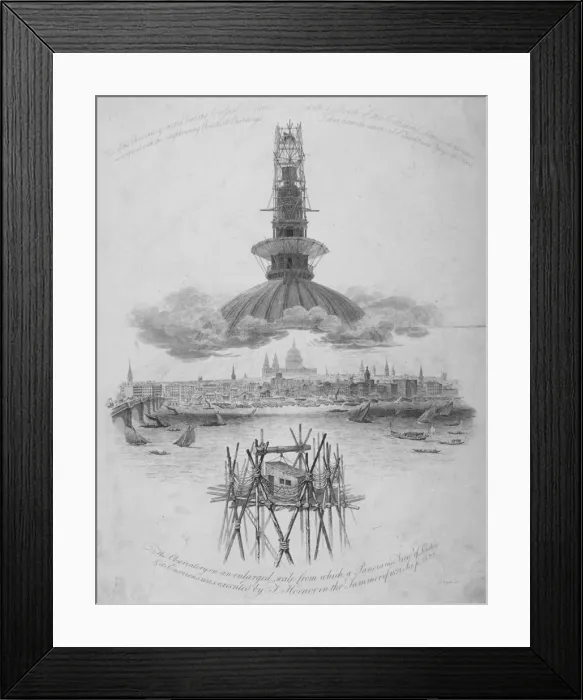 Framed Print : St Pauls Cathedral, City of London, 1822. Artist: Samuel Rawle Framed Print : St Pauls Cathedral, City of London, 1822. Artist: Samuel Rawle