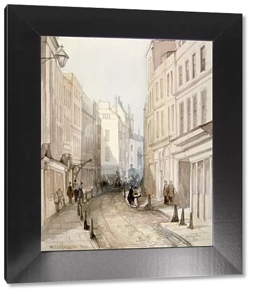 Paternoster Row, City of London, 1851. Artist: Thomas Colman Dibdin