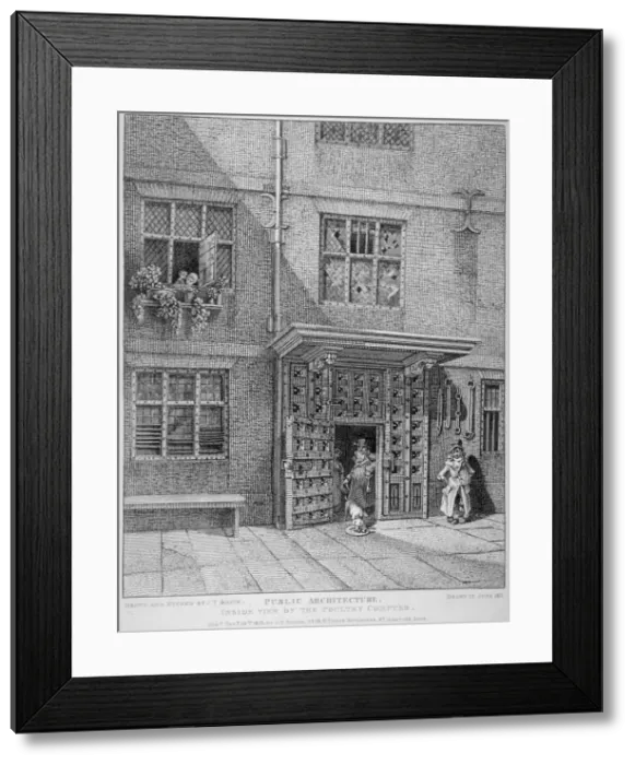 Framed Print : View of the Poultry Compter, City of London, 1813. Artist: John Thomas Smith Framed Print : View of the Poultry Compter, City of London, 1813. Artist: John Thomas Smith