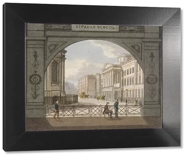 View of St Pauls School, City of London, 1820