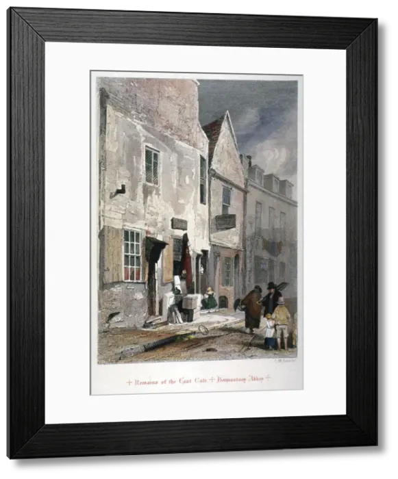 Framed Print : View of the east gate remains of the Abbey of St Saviour, Bermondsey, London, 1851 Framed Print : View of the east gate remains of the Abbey of St Saviour, Bermondsey, London, 1851