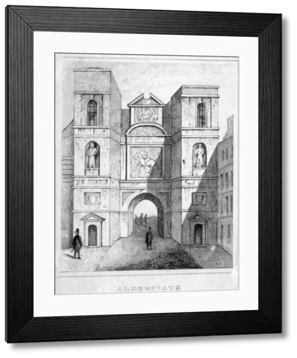 Framed Print : Aldersgate, City of London, 1800 Framed Print : Aldersgate, City of London, 1800