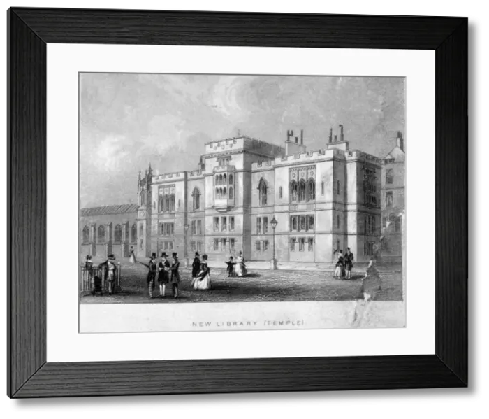 Framed Print : View of Inner Temple Library, City of London, 1847 Framed Print : View of Inner Temple Library, City of London, 1847