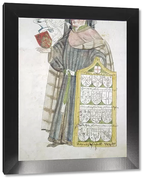 Nicholas Wyfold, Lord Mayor of London 1450-1451, in aldermanic robes, c1450. Artist