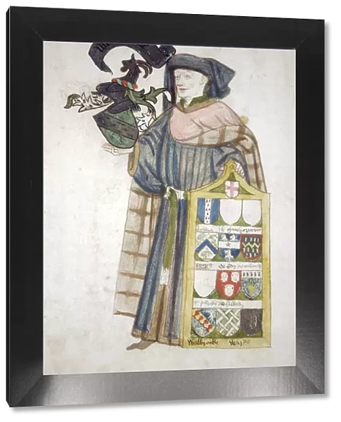 William Whetenhall, Sheriff of London 1440-1441, in aldermanic robes, c1450