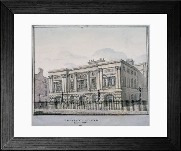 Framed Print : Trinity House, Trinity Square, City of London, 1810 Framed Print : Trinity House, Trinity Square, City of London, 1810