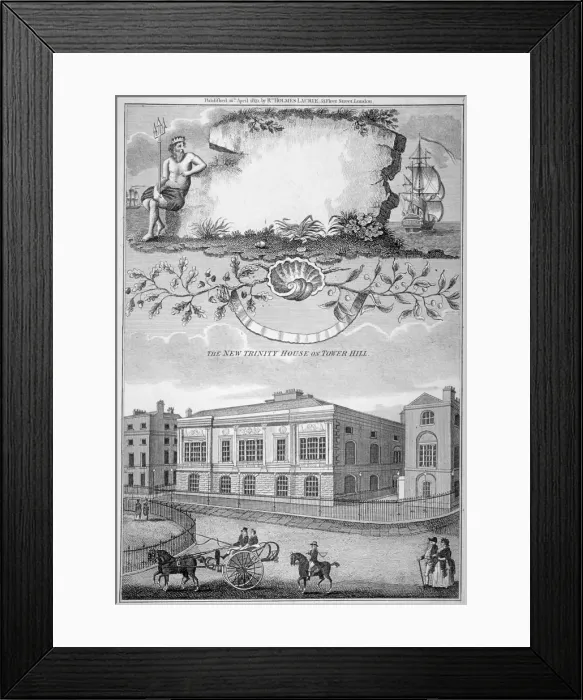 Framed Print : Trinity House, Trinity Square, City of London, 1821 Framed Print : Trinity House, Trinity Square, City of London, 1821