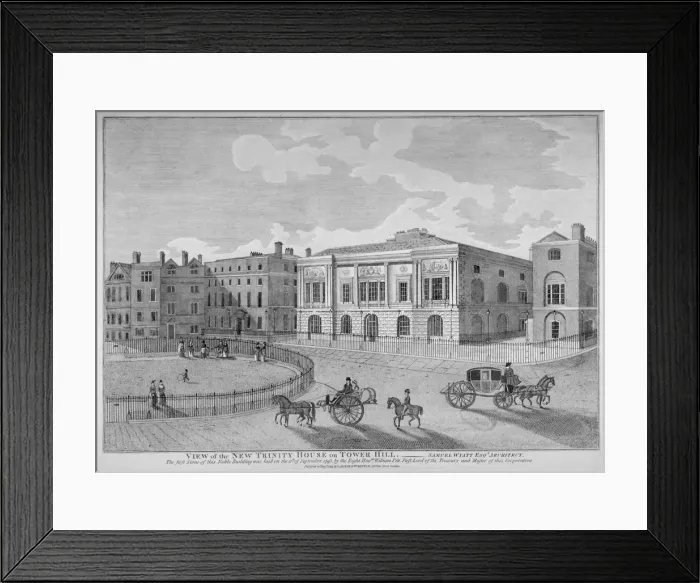 Framed Print : View of Trinity House from Trinity Square, City of London, 1799 Framed Print : View of Trinity House from Trinity Square, City of London, 1799