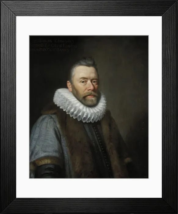 Framed Print : Sir Clement Edmondes, 17th century. Artist Framed Print : Sir Clement Edmondes, 17th century. Artist