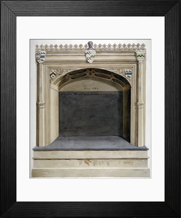 Framed Print : Tomb of Sir Thomas More in Chelsea Old Church, London, c1800 Framed Print : Tomb of Sir Thomas More in Chelsea Old Church, London, c1800
