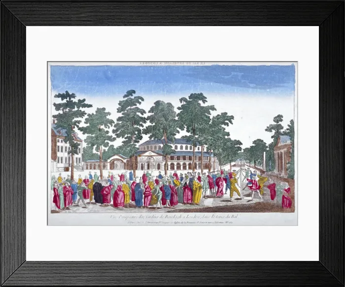 Framed Print : The Rotunda and Ranelagh House in Ranelagh Gardens, Chelsea, London, c1760 Framed Print : The Rotunda and Ranelagh House in Ranelagh Gardens, Chelsea, London, c1760