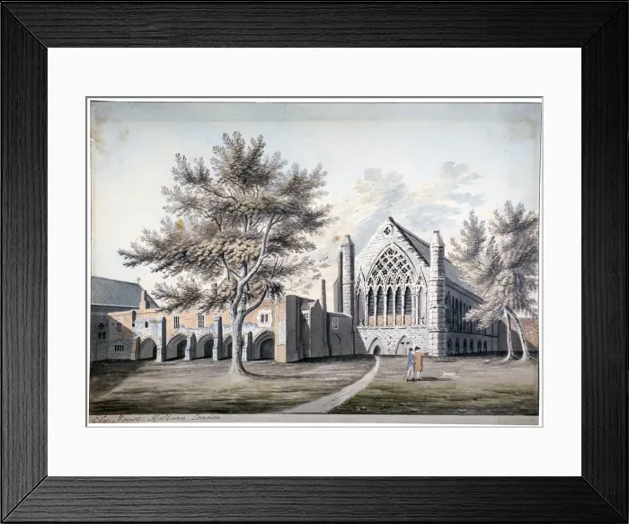 Framed Print : View of Ely House in Ely Place, Holborn, London, 1775. Artist: RB Godfrey Framed Print : View of Ely House in Ely Place, Holborn, London, 1775. Artist: RB Godfrey