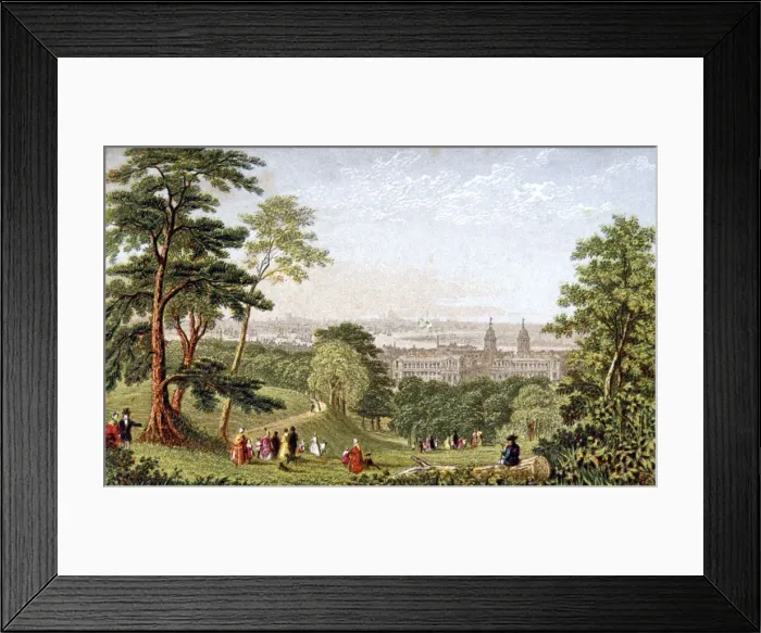 Framed Print : Greenwich Park, Greenwich, London, c1840 Framed Print : Greenwich Park, Greenwich, London, c1840