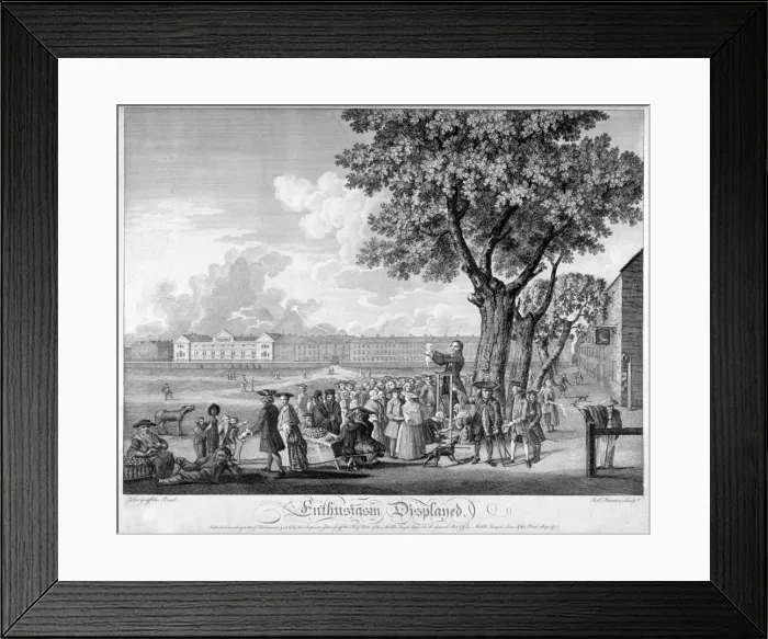 Framed Print : Enthusiasm Displayed 1750. Artist: Robert Pranker Framed Print : Enthusiasm Displayed 1750. Artist: Robert Pranker