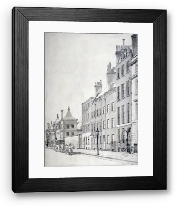 Framed Print : John Philip Kembles residence in Great Russell Street, Bloomsbury, London, c1820 Framed Print : John Philip Kembles residence in Great Russell Street, Bloomsbury, London, c1820