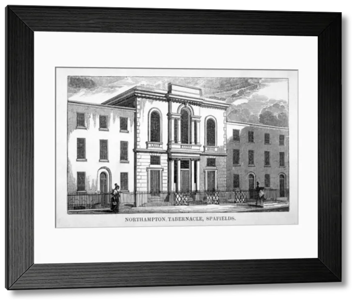 Framed Print : Northampton Tabernacle, Spa Fields, Finsbury, London, c1830 Framed Print : Northampton Tabernacle, Spa Fields, Finsbury, London, c1830
