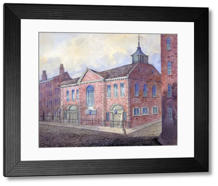 Framed Print : View of the Church of St George the Martyr, Queen Square, Holborn, London, c1815 Framed Print : View of the Church of St George the Martyr, Queen Square, Holborn, London, c1815