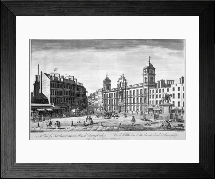 Framed Print : View of Northumberland House, Charing Cross, Westminster, London, 1794 Framed Print : View of Northumberland House, Charing Cross, Westminster, London, 1794