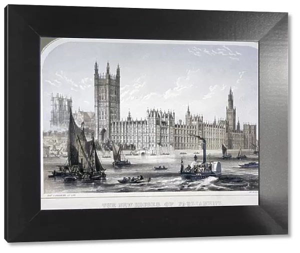Palace of Westminster, London, c1860. Artist: Roberts Groom
