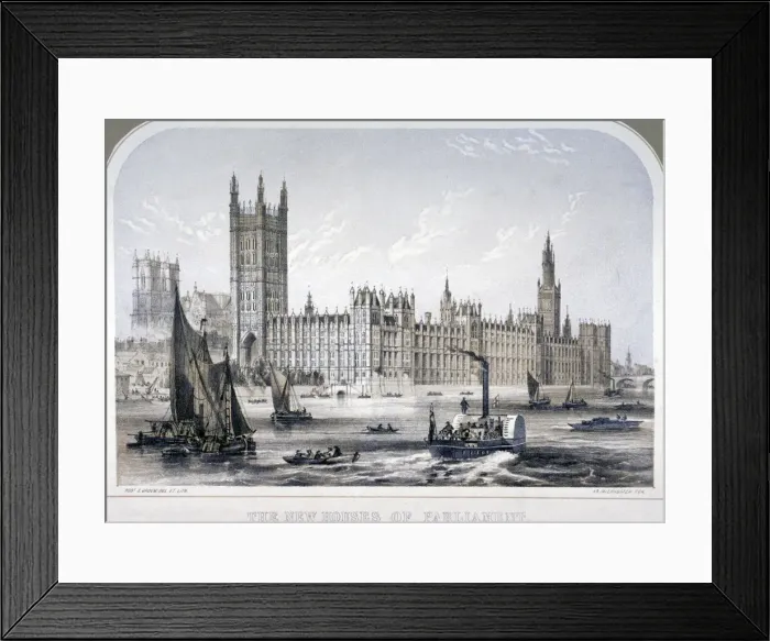 Framed Print : Palace of Westminster, London, c1860. Artist: Roberts Groom Framed Print : Palace of Westminster, London, c1860. Artist: Roberts Groom