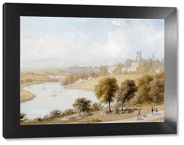 River Dee and St Johns Church, 19th century. Artist: William Westall