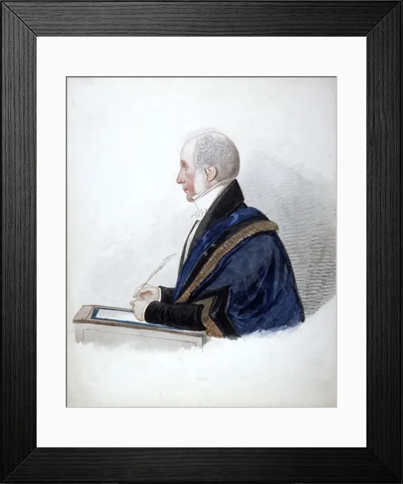 Framed Print : Samuel Wilson, Lord Mayor 1838, 19th century. Artist: Richard Dighton Framed Print : Samuel Wilson, Lord Mayor 1838, 19th century. Artist: Richard Dighton