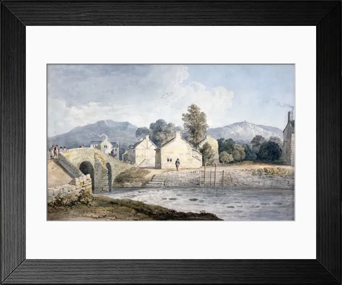 Framed Print : Entrance into Keswick, Cumberland, 19th century Framed Print : Entrance into Keswick, Cumberland, 19th century