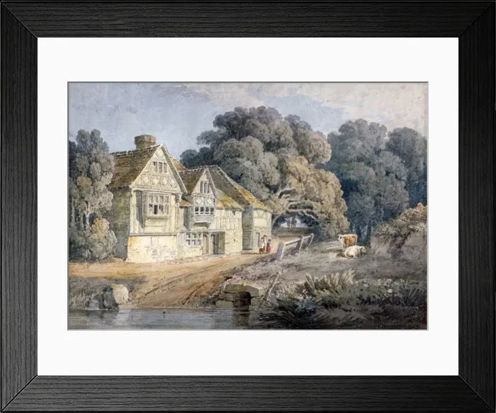 Framed Print : The Ost House at Hastings, Sussex, 19th century Framed Print : The Ost House at Hastings, Sussex, 19th century